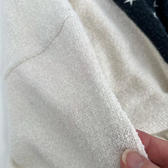 Show Me Your Mumu Woodsy American Flag Sweater Women Plus Size 3X White Red Blue - Picture 4 of 10